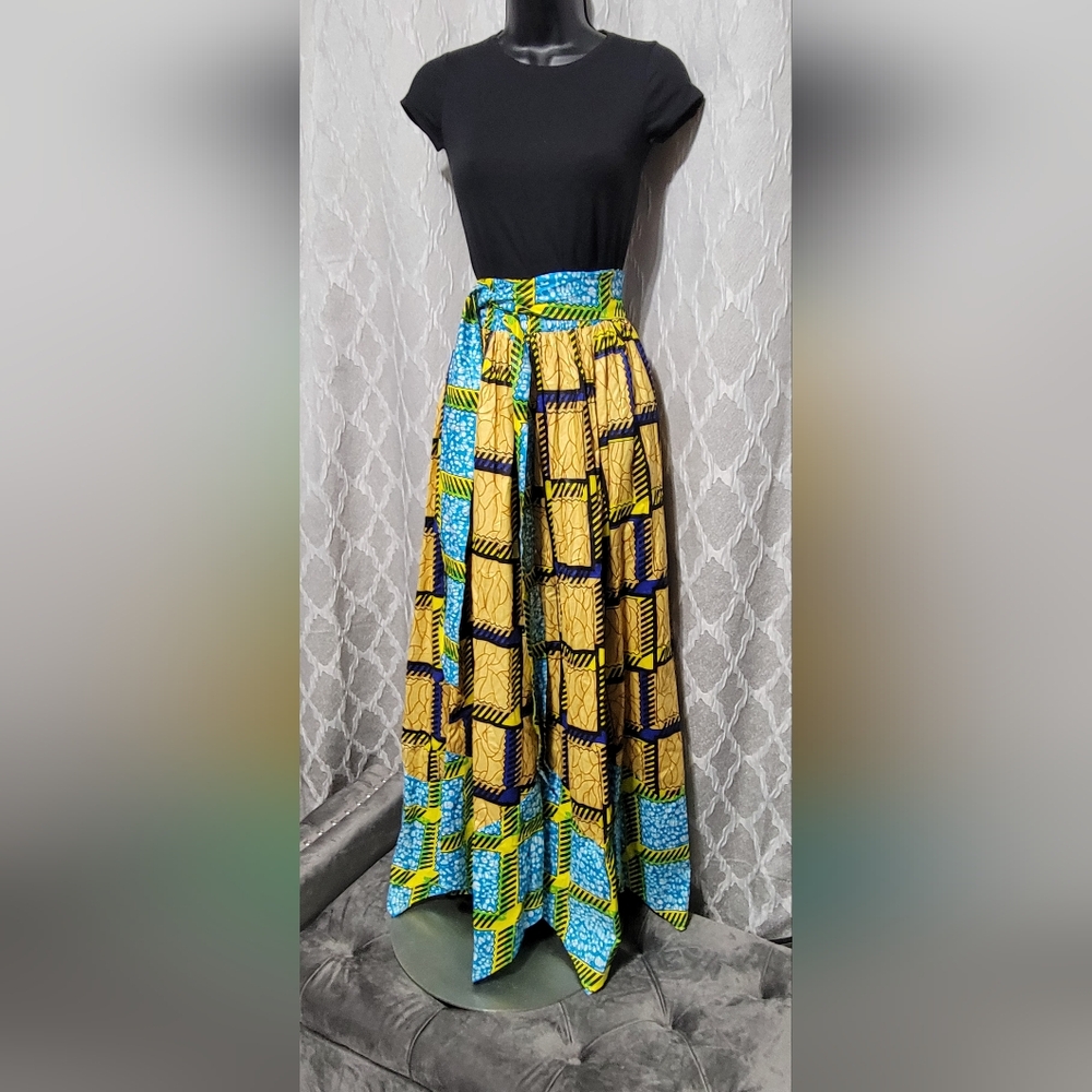 Ankara | African Print | Maxi Skirt | Free Size